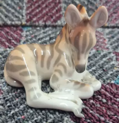 Buy Lomonosov  Zebra Porcelain Figurine Made In Russia. • 9£