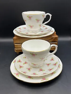 Buy Two Sets Of Vintage Duchess China Tea Trios. • 14.98£