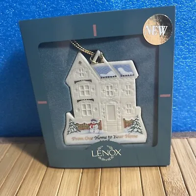 Buy Lenox Bone China 1997 From Our Home To Your Home Christmas Ornament Mib • 11.57£