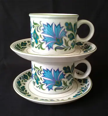 Buy Midwinter 'Stonehenge, Caprice' Cups & Saucers, Made In England, Oven To Table • 20£