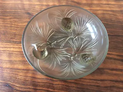 Buy Signed Veryls Super French Art Glass Floral Bowl With  Lalique, Sabino Interest • 145£