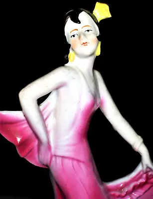 Buy Antique Art Deco German Lady Spanish Flamenco Dancer Doll Porcelain Figurine • 15.80£