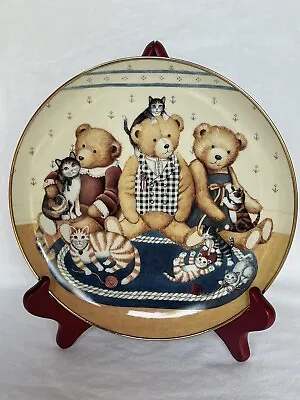 Buy The Franklin Mint Teddy And Tabbies Cats Fine Porcelain Collectible Plate • 31.84£