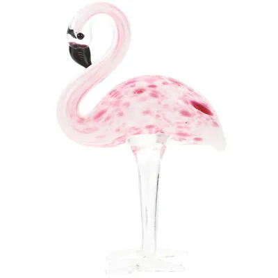 Buy  Glazed Flamingo Glass Ornament Crystal Figurine Paperweight Christmas • 9.42£