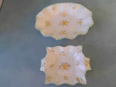 Buy Two Vintage James Kent Frilled Edge Dishes - Chelsea • 5.95£