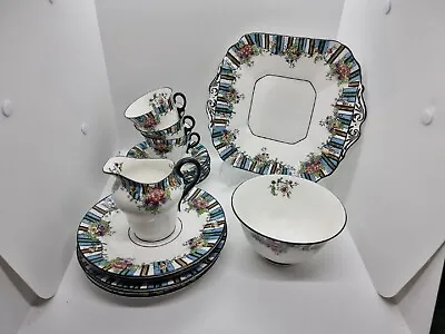 Buy Duchess China Tea Set Cups Saucers Side Plates Server Sugar Bowl & Creamer • 32.50£