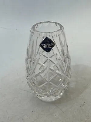 Buy Edinburgh Crystal Glass Teardrop Vase  5  Decorative Vintage #RA • 3.08£