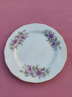 Buy Vintage Royal Kent Bone China Violet Flowers Tea Plate • 5£