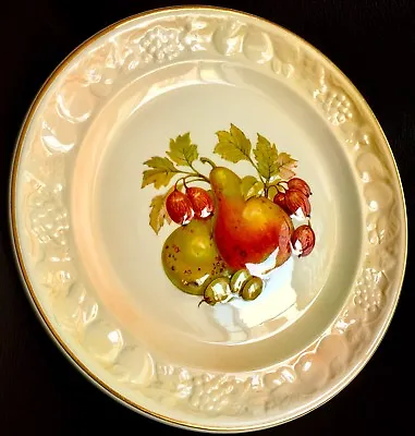 Buy Vintage Royal Worcester Palissy Royale Crown Ware 9”/23cm Wall Plate “Fruit  • 45£