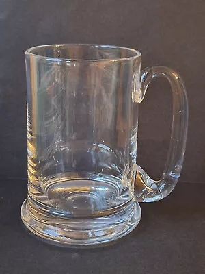 Buy DARTINGTON Clear Crystal  Real Ale  Tankard Glass By FRANK THROWER FT227 VTG • 24.95£
