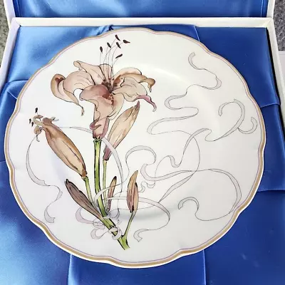 Buy Haviland Limoges Collectible Plate Fleurs Et Rubans Lys Lily In The Series COA • 23.62£