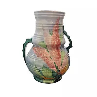 Buy Burleigh Ware Art Deco Vintage Vase Floral Pattern • 14.99£