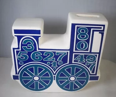 Buy Vintage Retro Carlton Ware Blue Train Money Bank Box • 39.99£