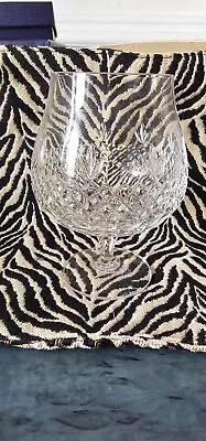 Buy Excellent Quality Large Vintage Cut Crystal Brandy Snifter / Balloon Glass • 9.99£