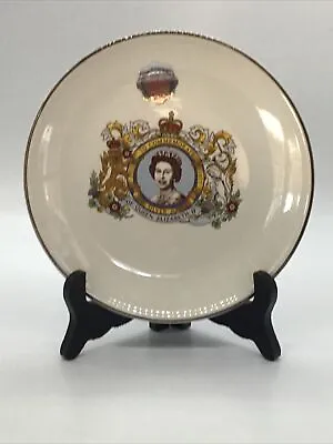 Buy Silver Jubilee Commemorative Plate Prince William Pottery Co. Royal Memorabilia • 5£