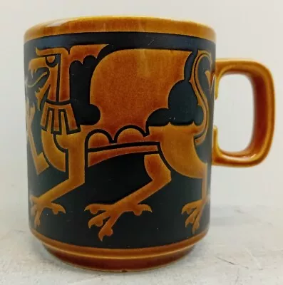 Buy Hornsea Pottery - Welsh Dragon Mug -  Designed By John Clappison - 1974 • 12£