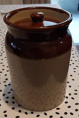 Buy Vintage Pearsons Of Chesterfield Stoneware Storage Pot With Lid • 8£