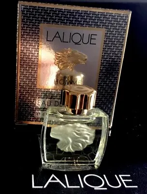 Buy Lalique Miniature Perfume Bottle With Original Box • 35£