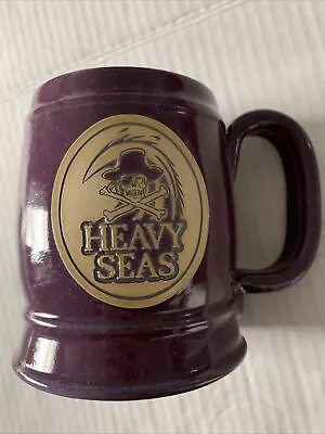 Buy HEAVY SEAS COFFEE MUG. HEAVY SEAS EMBOSSED POTTERY MUG Stoneware Made USA! • 20.46£