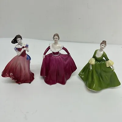 Buy Set Of 3 Coalport Miniature Ladies China Mary Joanne My Love. B25 • 34.99£