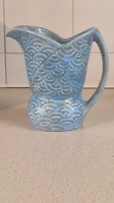 Buy Vintage Shorter & Son Stoke-on-trent Small Art Deco Jug. Blue With Brown • 7.50£