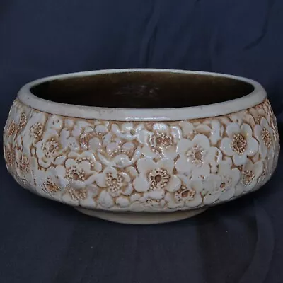Buy Bretby Art Pottery 9  Cream Glazed Ceramic Crocus/Hyacinth Planter, C.1910's • 28.50£