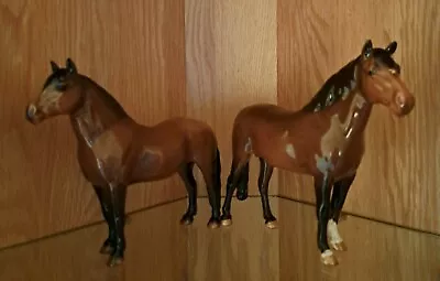 Buy BESWICK NEW FOREST  PONY 1646 2nd VERSION AND DARTMOOR BAY GLOSS A/F • 9.99£