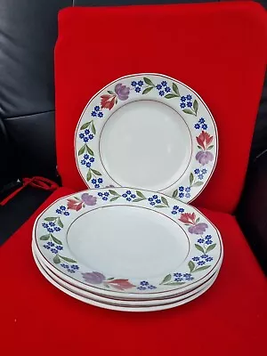 Buy 4 X ADAMS OLD COLONIAL 10  DINNER PLATES IN VERY GOOD CONDITION • 30£
