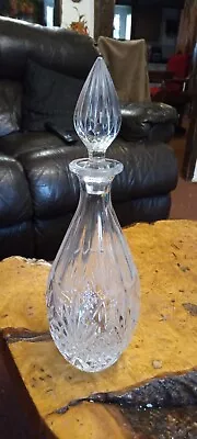 Buy Vintage,retro, Crystal Cut Glass Wine Decanter With Stopper.  Perfect Condition. • 7.99£
