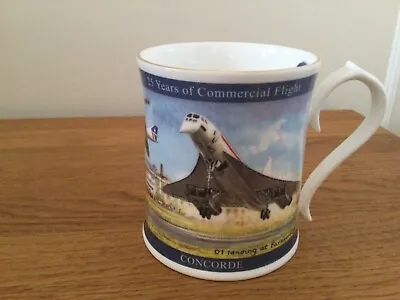 Buy Concorde 25 Years Of Commercial Flight Aynsley Mug Limited Edition 1976 - 2001 • 6£