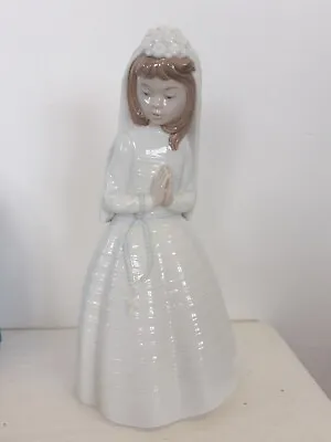 Buy Lladro Nao Figurine First Communion 0236 Girl Praying Porcelain Figurine • 20£