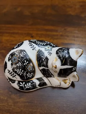 Buy Royal Crown Derby, Misty Kitten Paperweight, Gold Stopper, No Box • 25£