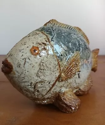 Buy Rare Antique Salt Glazed Stoneware Fish Sculpture C 1900 • 3.20£