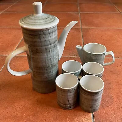 Buy Lovely Cinque Ports Pottery Monastery Rye Coffee Set Grey Green Vintage • 15£