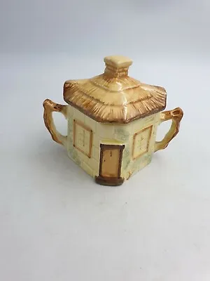 Buy Vintage Keele St.pottery Cottage Ware Hand Painted Lidded Sugar Bowl • 13.99£