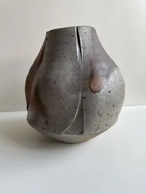 Buy Eric Astoul, La Borne, Sculptural Studio Pottery Vase, France. Rare Opportunity • 895£