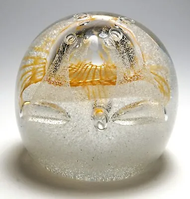 Buy Caithness Margot Thomson Gold Congratulations (Style Two) Abstract Paperweight • 56.58£