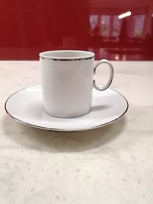 Buy Thomas Of Germany,  5 X Thin Band Platinim Coffee Cup And Saucer • 12.50£