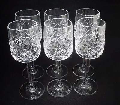 Buy Set 6 X Edinburgh Crystal Berkeley Port Sherry Wine Glasses 6 H • 24.99£