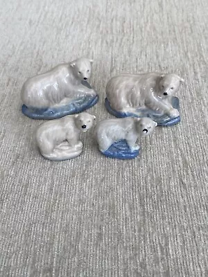 Buy Wade Whimsie Collection Of 4 Polar Bears • 2.99£