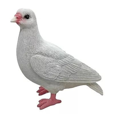 Buy White Dove Garden Bird Ornament Outdoor Decorative Animal Statue • 19.99£