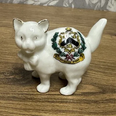 Buy Willow Ware Crested China  Cat Grimsby Crested Ware • 14.30£
