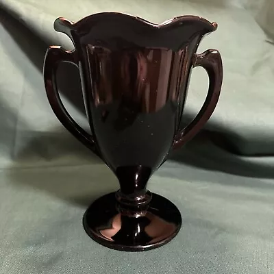 Buy Amethyst Glass Vase LARGE Trophy Style • 13.42£