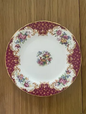Buy Paragon Rockingham Red Pink Tea Set Floral Side Plate China Bread And Butter 7” • 7.50£