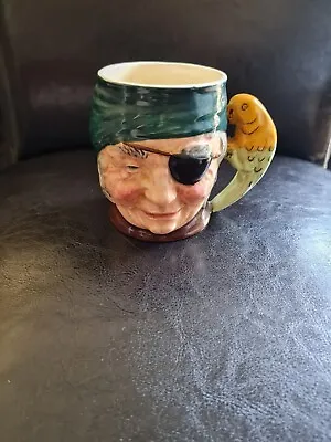 Buy Regd Design Sandland Ware Pirate And Parrot Toby Cup Lancaster England • 6£