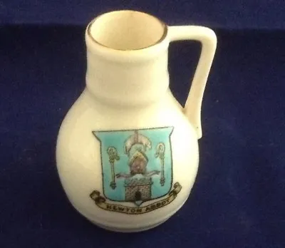 Buy W.H.Goss Crested Ware China 1904-1920 - Model Of OAK PITCHER Newton Abbot Crest • 12£