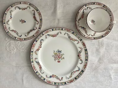 Buy 6 - Minton Rose Pattern #A4807 Four Piece Place Setting C.1891-1912 England • 425.25£