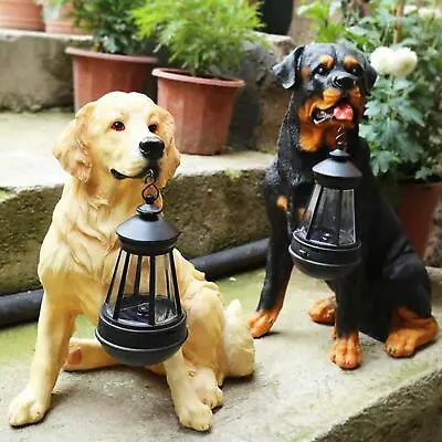 Buy Animal Garden Ornament Outdoor Figurine Lantern Lighting • 46.94£