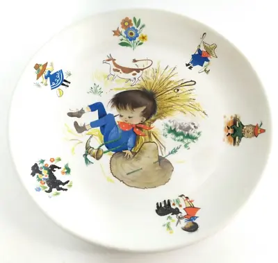 Buy Old Foley James Kent Child’s Plate Little Boy Blue Nursery Rhyme Made In England • 6.26£