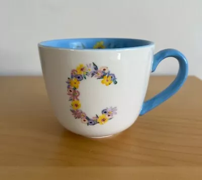 Buy Tesco ‘Kasha’ Initial Letter ‘C’ Floral Fine China Mug • 5£